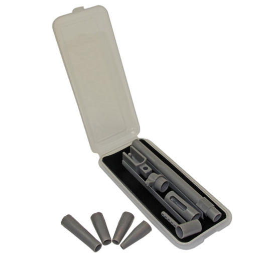 MTM Bore Guide Kit Deluxe-Clear/Grey Fits most calibers